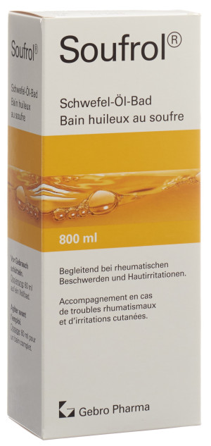 Soufrol Schwefel-Oel-Bad - 800ml