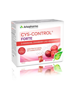 Arkopharma CYS-CONTROL Forte D-Mannose Cranberry und Heidekraut - 14 Stk
