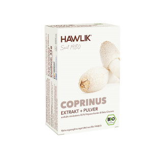 Hawlik Bio Coprinus Extrakt + Pulver Kapseln - 60 Stk.