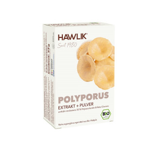 Hawlik Bio Polyporus Extrakt + Pulver Kapseln - 60 Stk.