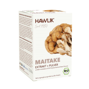 Hawlik Bio Maitake Extrakt + Pulver Kapseln - 120 Stk.
