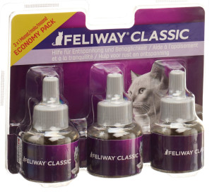 Feliway Classic Zerstäuber Nachfüllflasche - 3 x 48ml