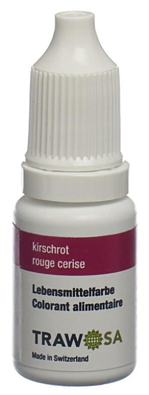Trawosa Lebensmittelfarbstoff kirschrot - 10ml