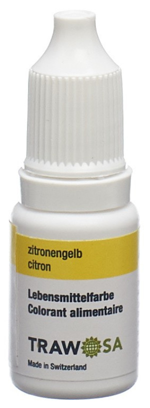 Trawosa Lebensmittelfarbstoff zitronengelb - 10ml