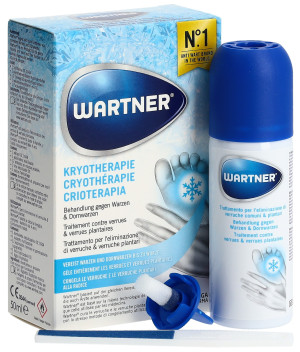 Wartner Kryotherapie gegen Warzen - Vereiser-Spray auch Dornwarzen - 50ml