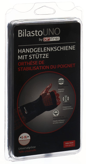 Bilasto Uno Handgelenkschiene S-XL links - 1 Stk.