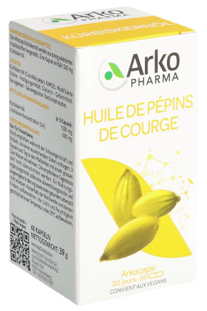 Arkocaps Kürbiskernöl Kapseln - 60 Stk.