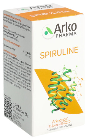 Arkocaps Spirulina - 45 Kaps.