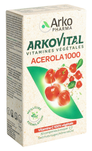 Arkovital Acerola Kau-Tabletten 1000 mg - 30 Stk.