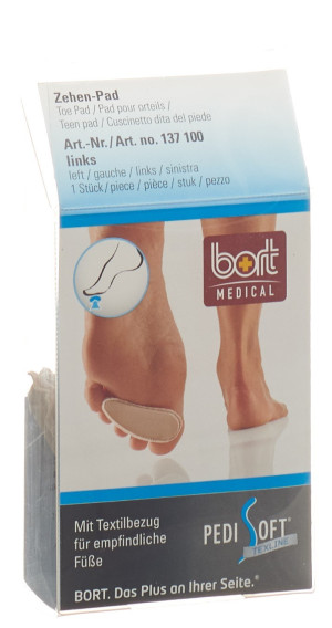 Bort Pedisoft Bort PediSoft TexLine Zehen-Pad links - 1 Stk.