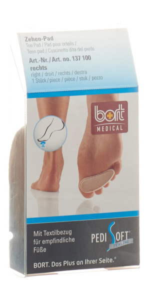 Bort Pedisoft Bort PediSoft TexLine Zehen-Pad rechts - 1 Stk.