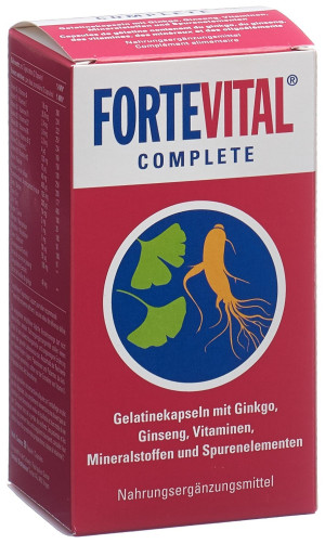 Fortevital Complete Ginseng/Ginkgo/Vitamine/Mineralien - 90 Kaps.