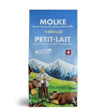 Biosana Molke Granulat Vanille Nachfüllbeutel - 1kg