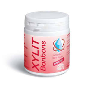 Biosana Xylit Bonbons Himbeer - 80 Stk.