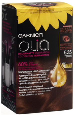 Olia Garnier Haarfarbe 5.35 Intens Brown Schoko - 1 Stk.