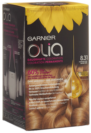 Olia Garnier Haarfarbe 8.31 Golden Ashy Blond - 1 Stk.