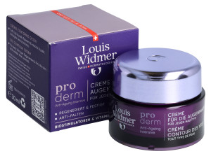 Louis Widmer proderm Crème für die Augenpartie ohne Parfum - 30ml