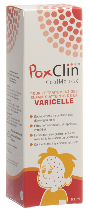 Poxclin CoolMousse bei Windpocken - spitze Blattern - Schaumspray - 100ml