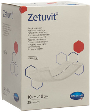 Zetuvit Absorptionsverband - 25 Stk. à 10cm x 10cm