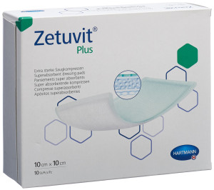 Zetuvit Plus Absorptionsverband - 10 Stk. à 10cm x 10cm