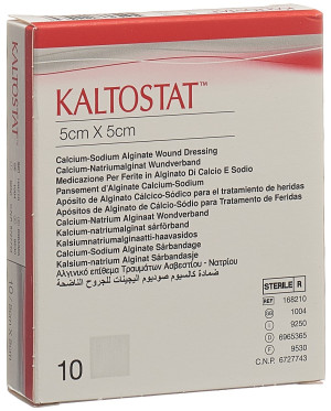 Kaltostat Kompressen - 10 Stk. à 5cm x 5cm