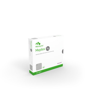 Mepilex Ag Schaumverband Safetac - 5 Stk. à 10 x 10cm