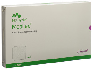 Mepilex Schaumverband Safetac 12x20cm - 5 Stk.