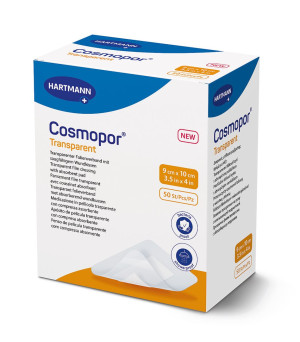 Cosmopor Transparent 9x10cm steril - 50 Stk.