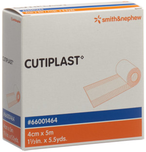 Cutiplast Meterware Vliesstoffverband weiss - 4cm x 5m