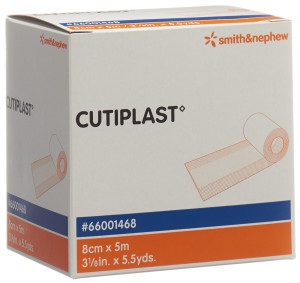 Cutiplast Meterware Vliesstoffverband weiss - 8cm x 5m
