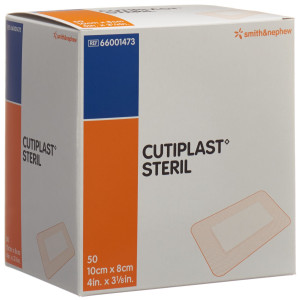 Cutiplast Wundverband steril, weiss - 50 Stk. à 10cm x 8cm