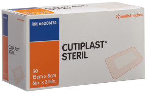 Cutiplast Wundverband steril, weiss - 50 Stk. à 15cm x 8cm