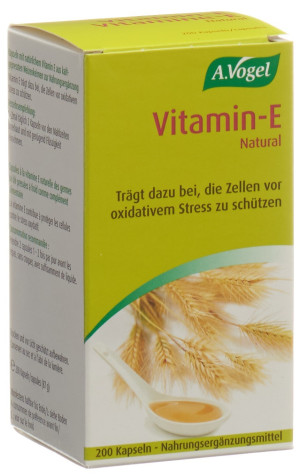 A. Vogel - Vitamin E Kapseln (früher: Weizenkeimoel) - 200 Stk.