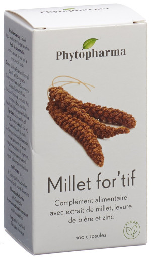 Phytopharma Hirse Fortif - 100 Stk. für 50 Tage