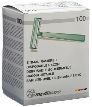 Mediware Einmalrasierer unsteril - 100 Stk.