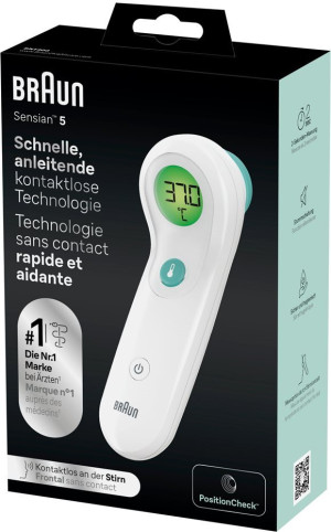 Braun Stirnthermometer no touch + touch Forehead BNT 300