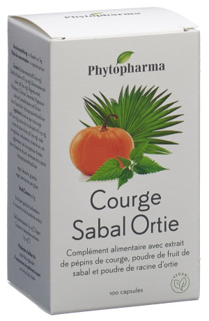 Phytopharma Kürbis - Sabal - Brennessel - 100 Kaps.
