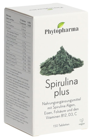 Phytopharma Spirulina Plus Kapseln - 150 Stk.