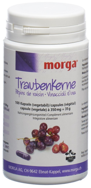 Morga Traubenkerne Vegicaps - 100 Stk.