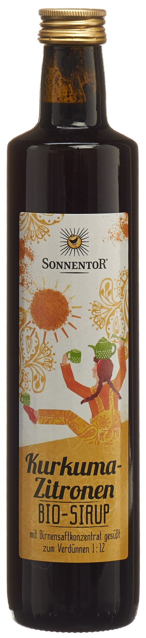 Sonnentor Kurkuma Zitronen Sirup - 500ml
