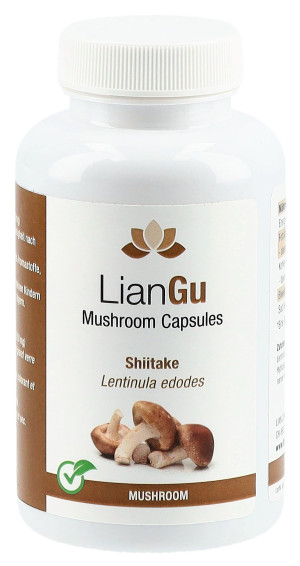 LianGu Shiitake Lentinula edodes Vitalpilz - 120 Kaps.