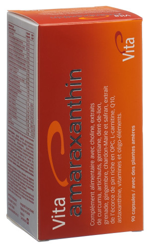 Vita Amaraxanthin DTX - Leber - Fettstoffwechsel - geistige Leistung - 90 Kaps.