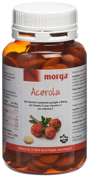 Morga Acerola Tabl 80 mg Vitamin C - 180 Stk