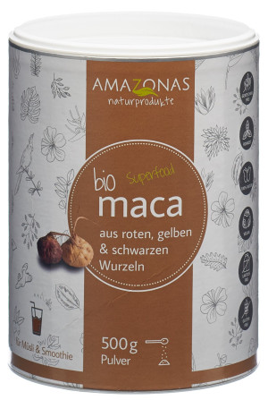 Amazonas Maca Bio Pulver 100% pur - 500g