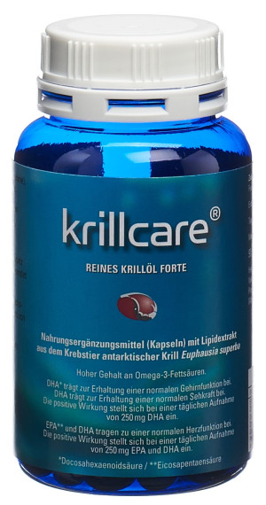 Krillcare Krill Oil 500mg NKO90 Dose - 90 Stk.