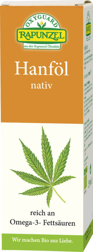 Rapunzel Hanföl nativ Oxyguard Flasche - 250ml