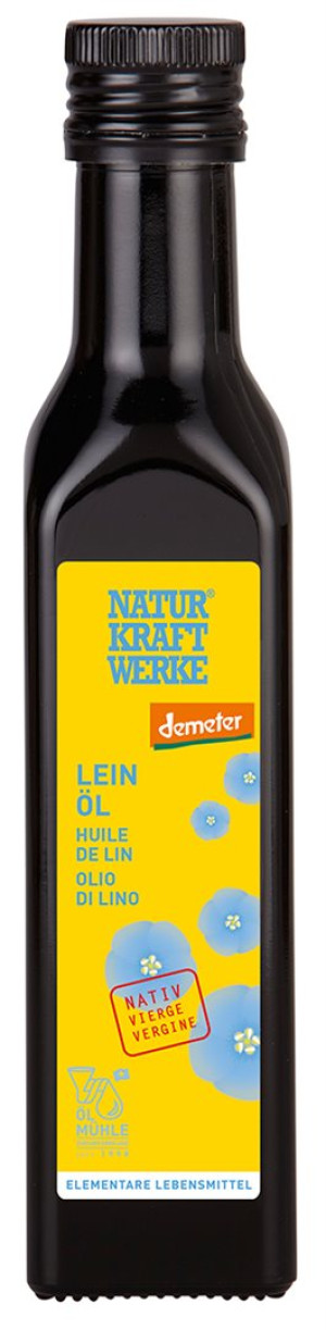 Naturkraftwerke Leinöl nativ Demeter - 250ml