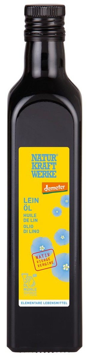 Naturkraftwerke Leinöl nativ Demeter - 500ml
