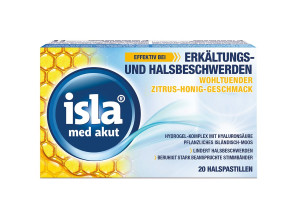 Isla Med akut Zitrus-Honig Pastillen - 20 Stk.