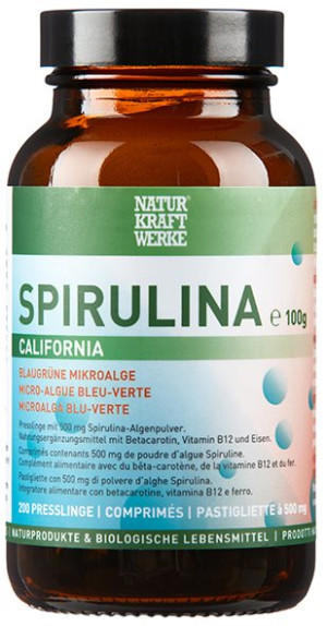 Naturkraftwerke Spirulina California Presslinge - 200 Stk.